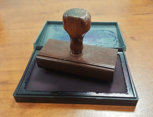 Sello notarial Sello notario