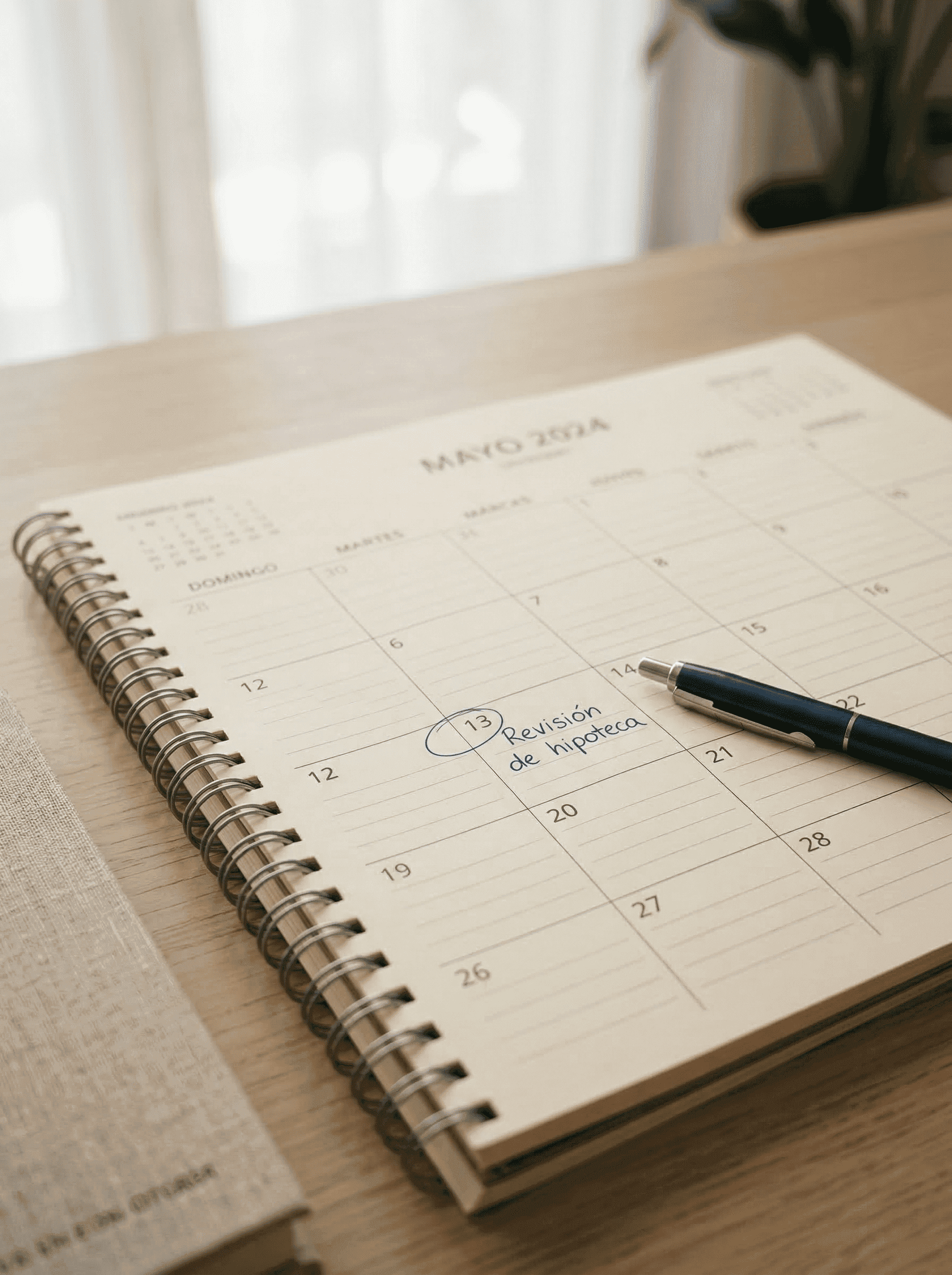 Fecha de revisión de la hipoteca